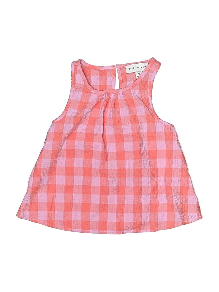 Pre-owned Free Assembly Kids' Sleeveless Blouse In Pink