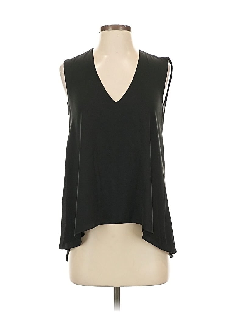 Pre-owned Bcbgmaxazria Sleeveless Blouse In Black