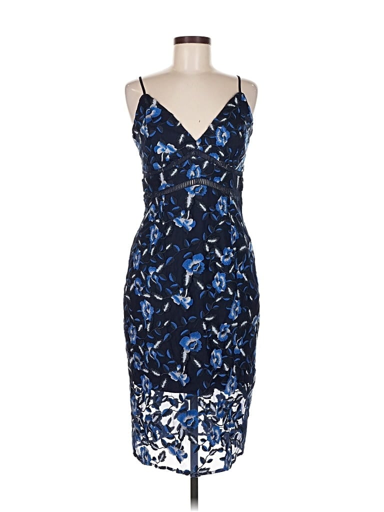 Pre-owned Bardot Cocktail Dress In Blue