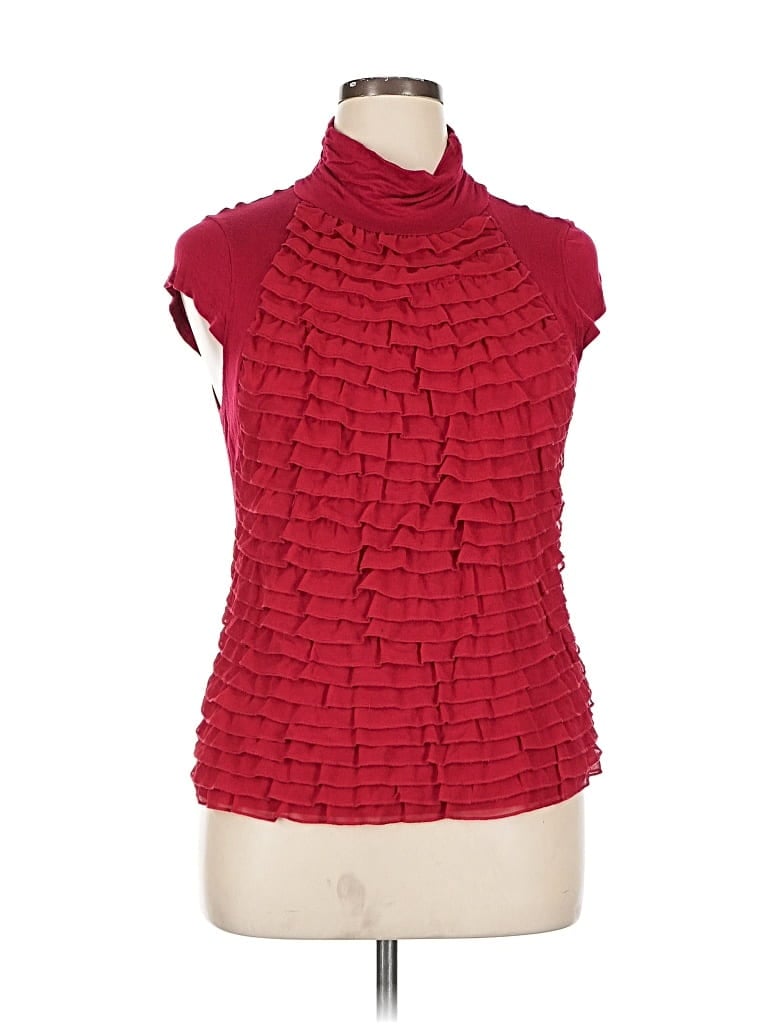 Pre-owned Mac & Jac Sleeveless Blouse In Red