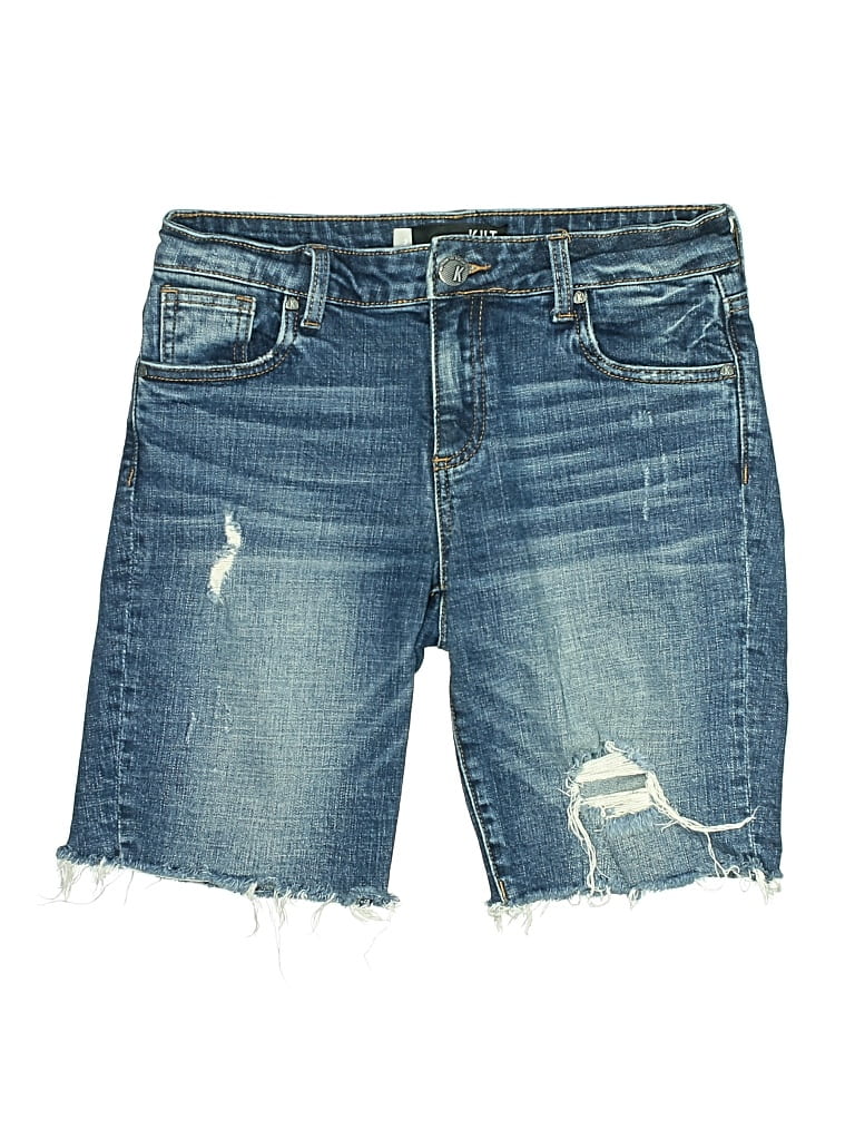 Pre-owned Kut From The Kloth Denim Shorts In Blue