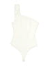 Privacy Please Solid Ivory One Piece Swimsuit Size S - photo 1
