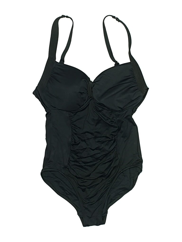 Pre-owned Seafolly One Piece Swimsuit In Black
