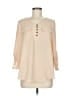 Tinley Road 100% Polyester Ivory 3/4 Sleeve Blouse Size M - photo 1