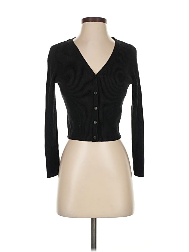 Pre-owned Old Navy Cardigan Sweater In Black