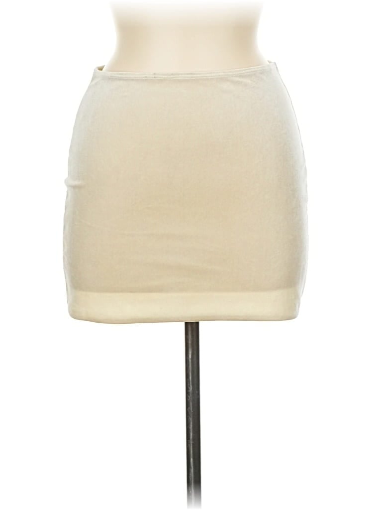 Pre-owned Unbranded Casual Skirt In White