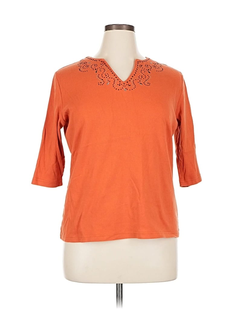 Pre-owned Decorated Originals Cardigan Sweater In Orange