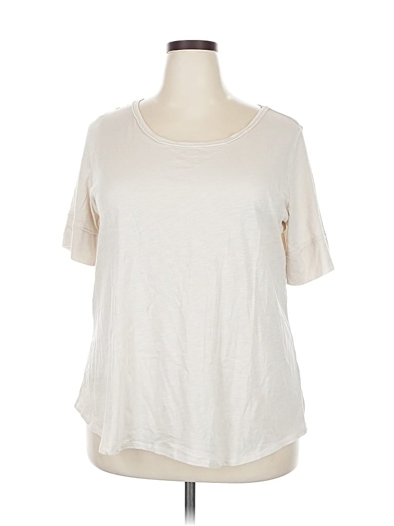 Pre-owned Cato Short Sleeve T-shirt In White