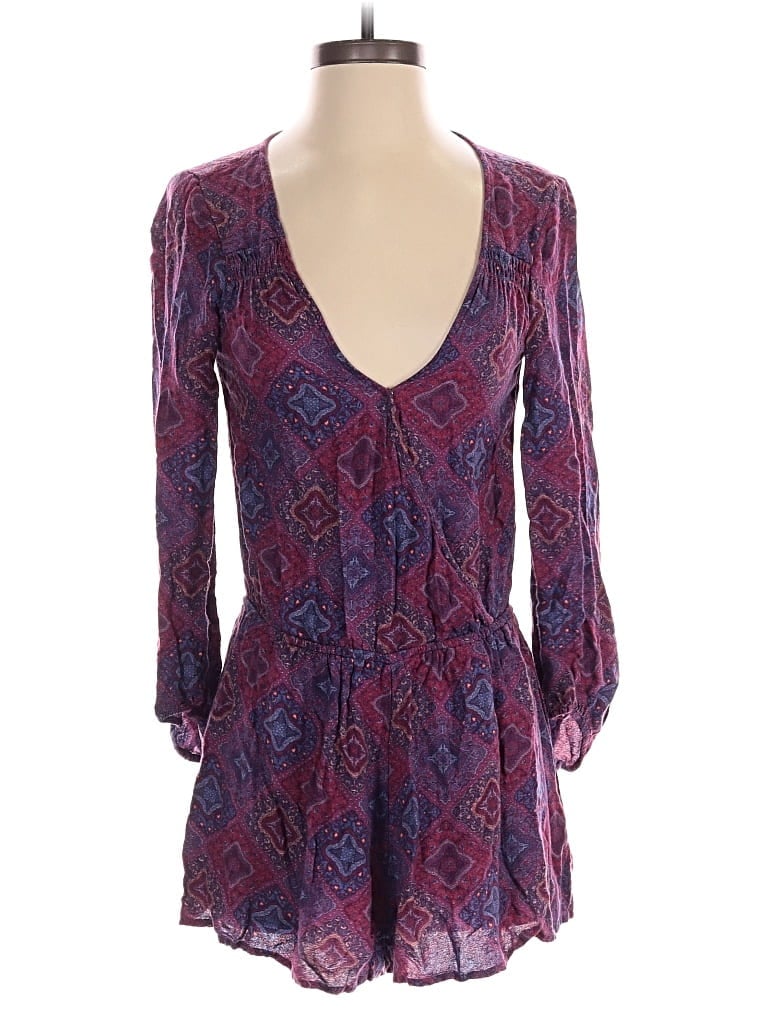 Pre-owned American Eagle Outfitters Romper In Purple