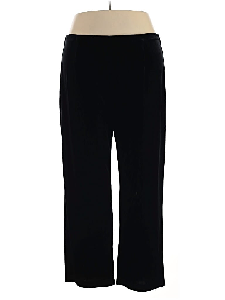 Pre-owned Elisabeth By Liz Claiborne Velour Pants In Black