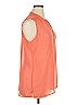 Caslon 100% Polyester Orange Sleeveless Blouse Size XL - photo 4