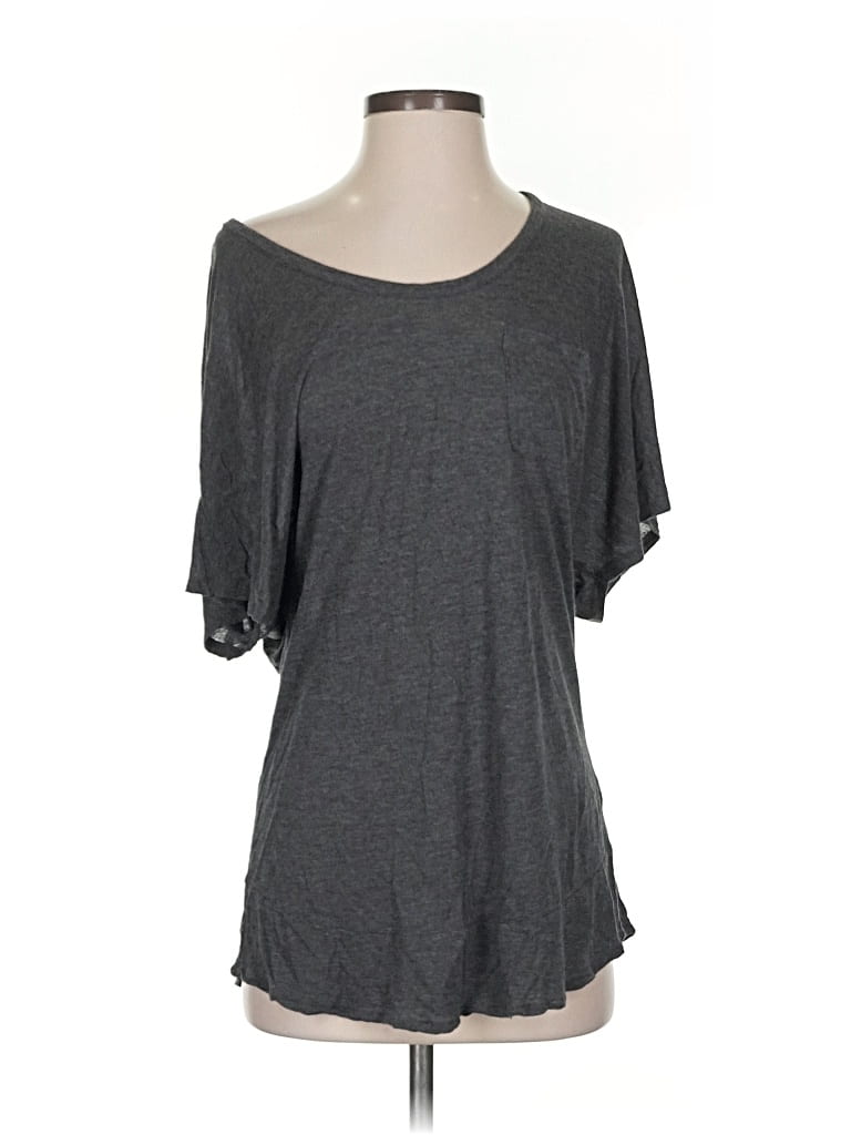Pre-owned Soft Joie Short Sleeve T-shirt In Gray