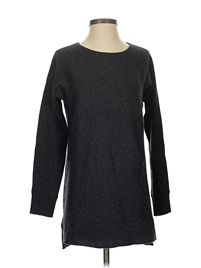 Pre-owned Halogen Wool Pullover Sweater In Gray