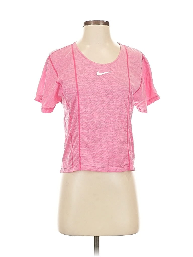 Pre-owned Nike Active T-shirt In Pink