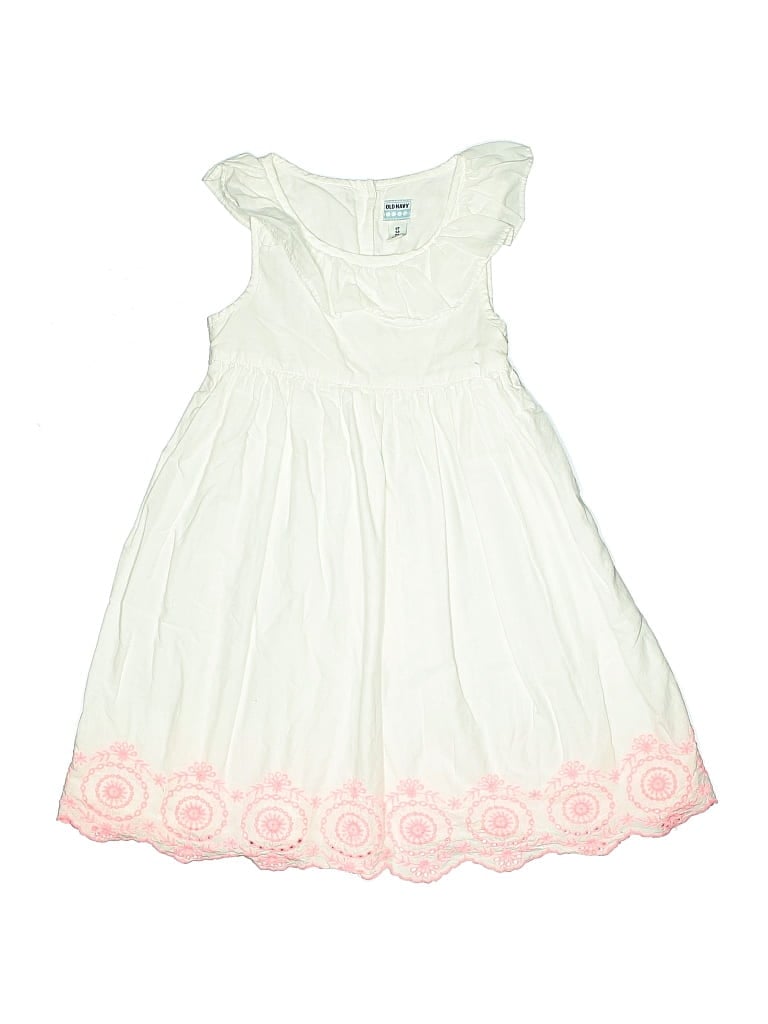 Pre-owned Old Navy Kids' Dress In White