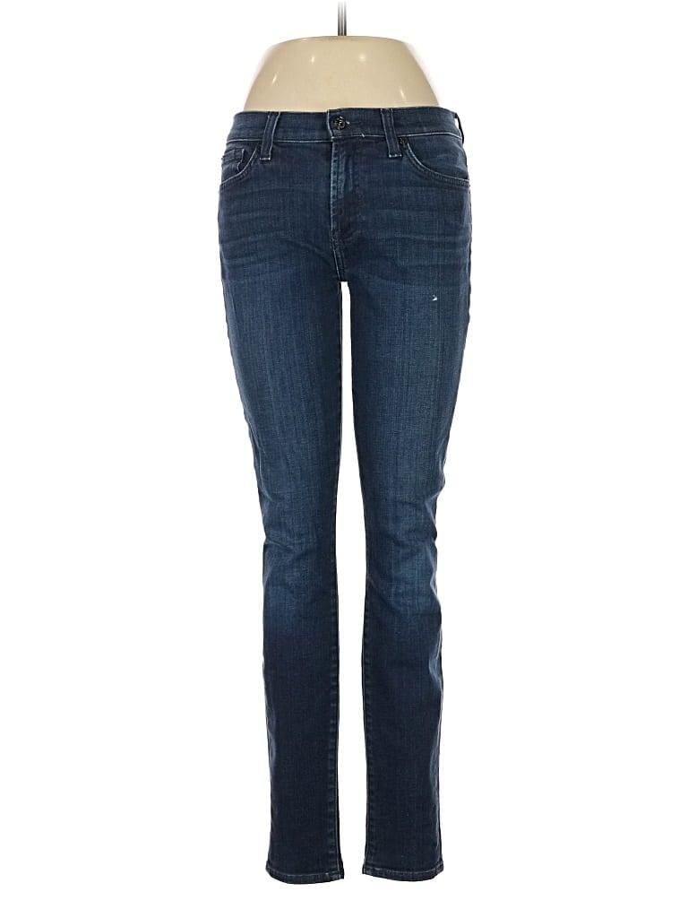 Pre-owned 7 For All Mankind Jeans In Blue