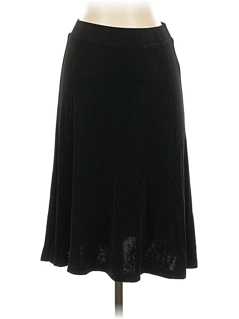 Pre-owned Travelers By Chico's Formal Skirt In Black