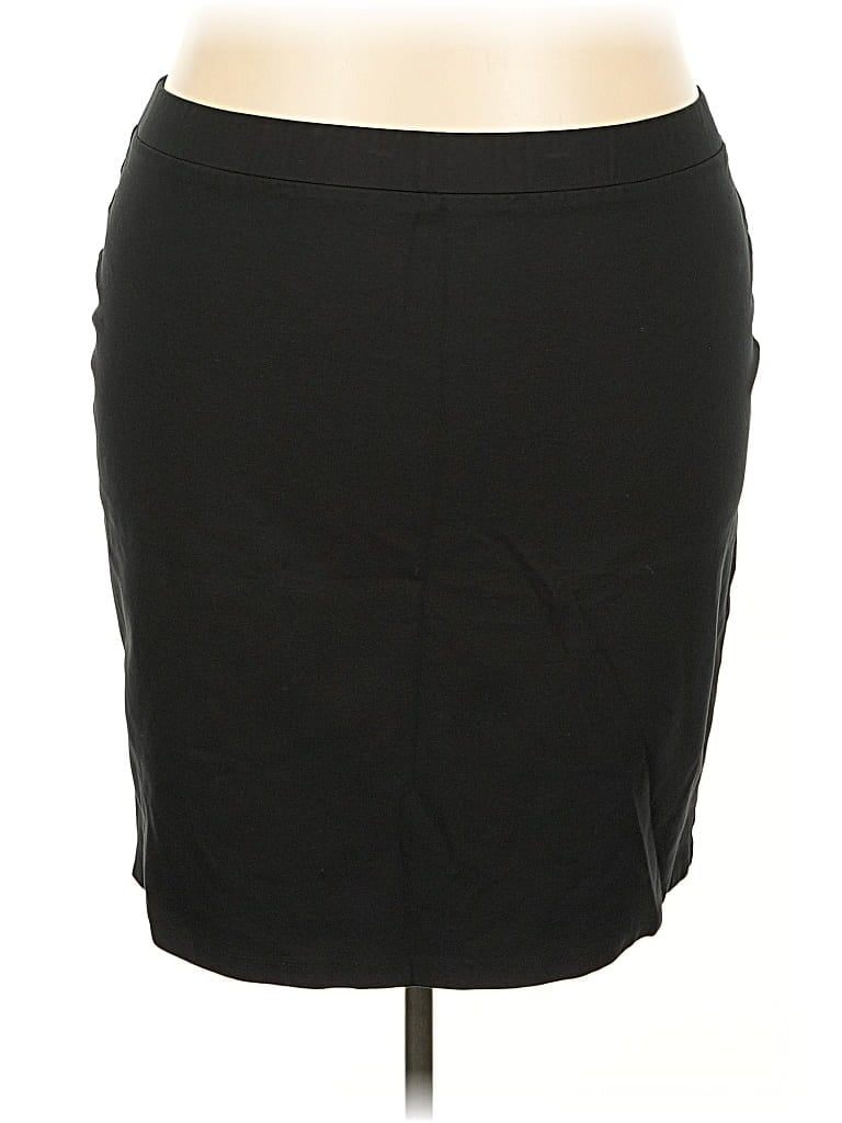 Pre-owned Ava & Viv Casual Skirt In Black