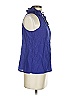 Gap Blue Sleeveless Blouse Size S - photo 4