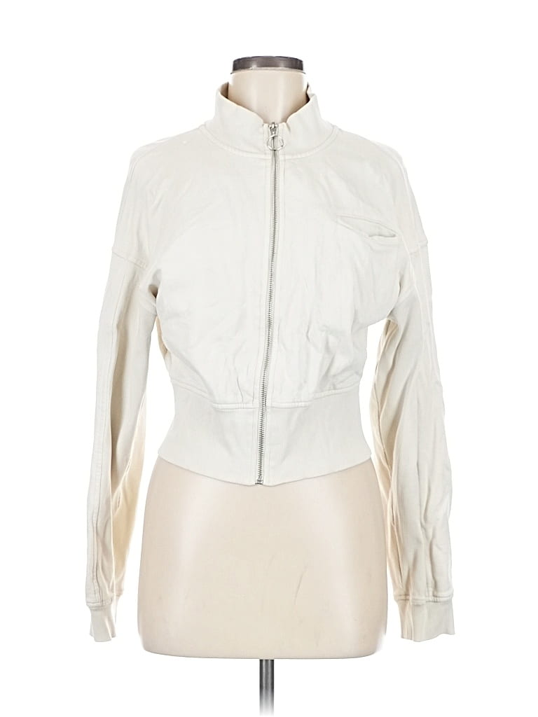 Pre-owned Assorted Brands Cardigan Sweater In White