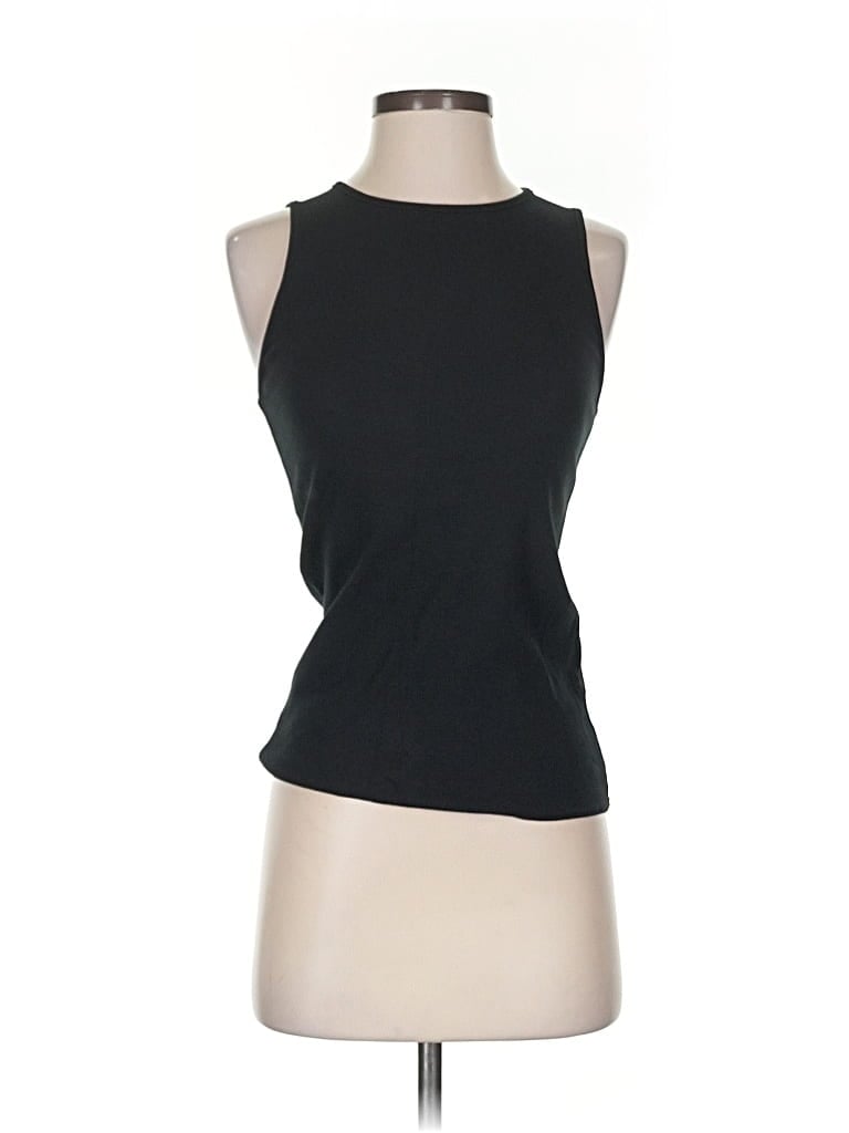 Pre-owned Br Standard Sleeveless Top Black Halter Neckline Tops