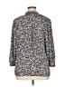 CeCe 100% Polyester Gray 3/4 Sleeve Blouse Size XL - photo 2