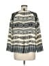 Aqua 100% Polyester Ivory Long Sleeve Blouse Size M - photo 2
