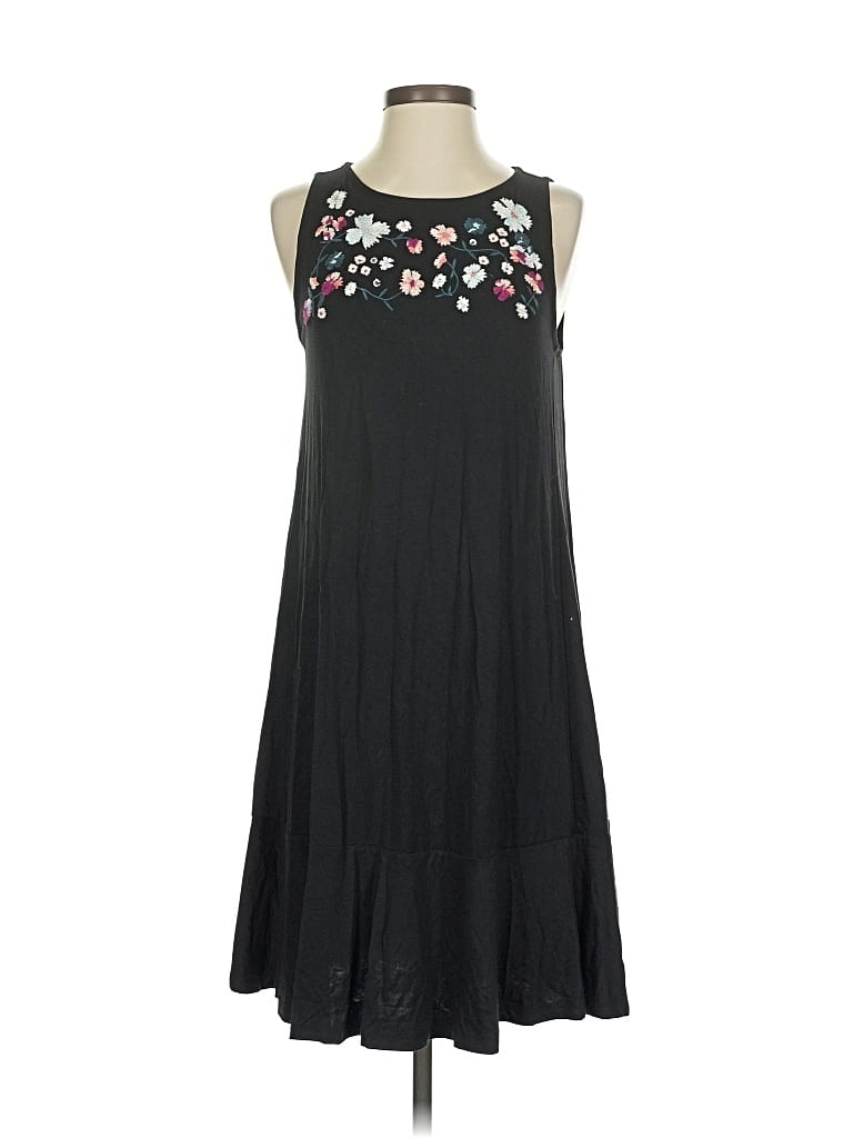 Pre-owned Ann Taylor Loft Casual Dress In Black