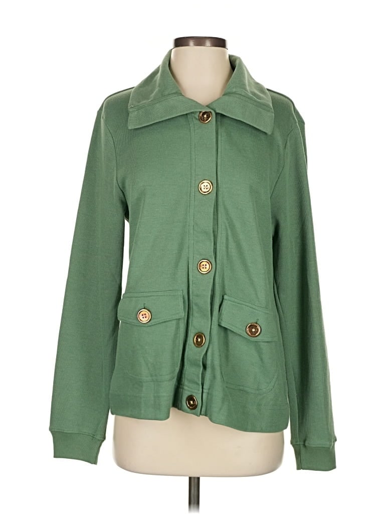 Pre-owned Blair Cardigan Sweater In Green