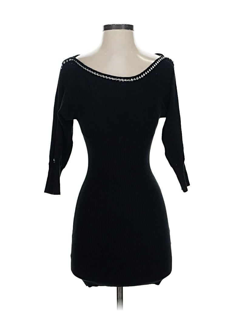 Pre-owned Guess Cocktail Dress In Black