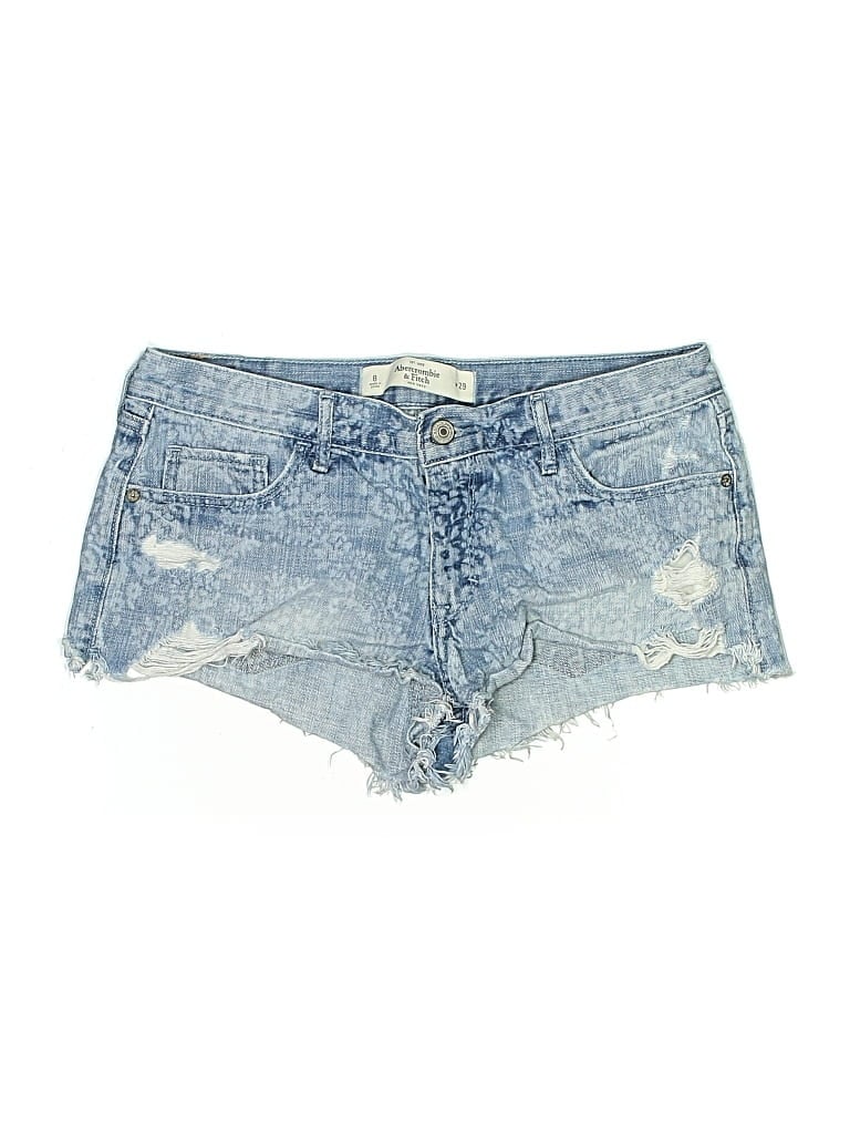 ABERCROMBIE & FITCH Pre-owned Denim Shorts In Blue