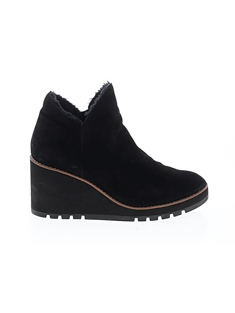 Pre-owned Eileen Fisher Ankle Boots In Black