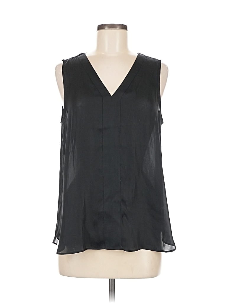 Pre-owned Banana Republic Sleeveless Blouse In Black
