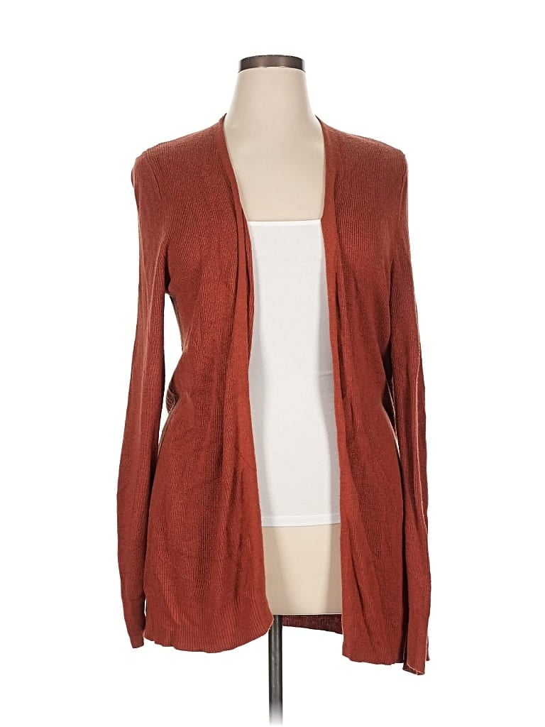 A NEW DAY Pre-owned Cardigan Sweater In Brown