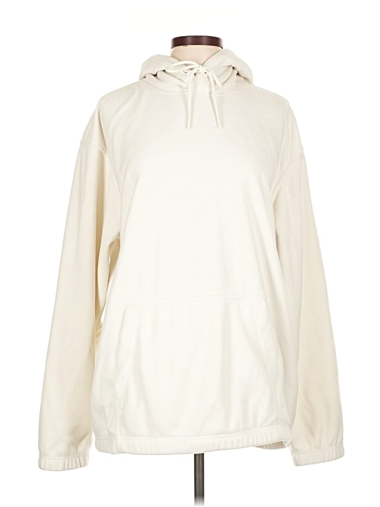 H&M Pre-owned Pullover Hoodie In White