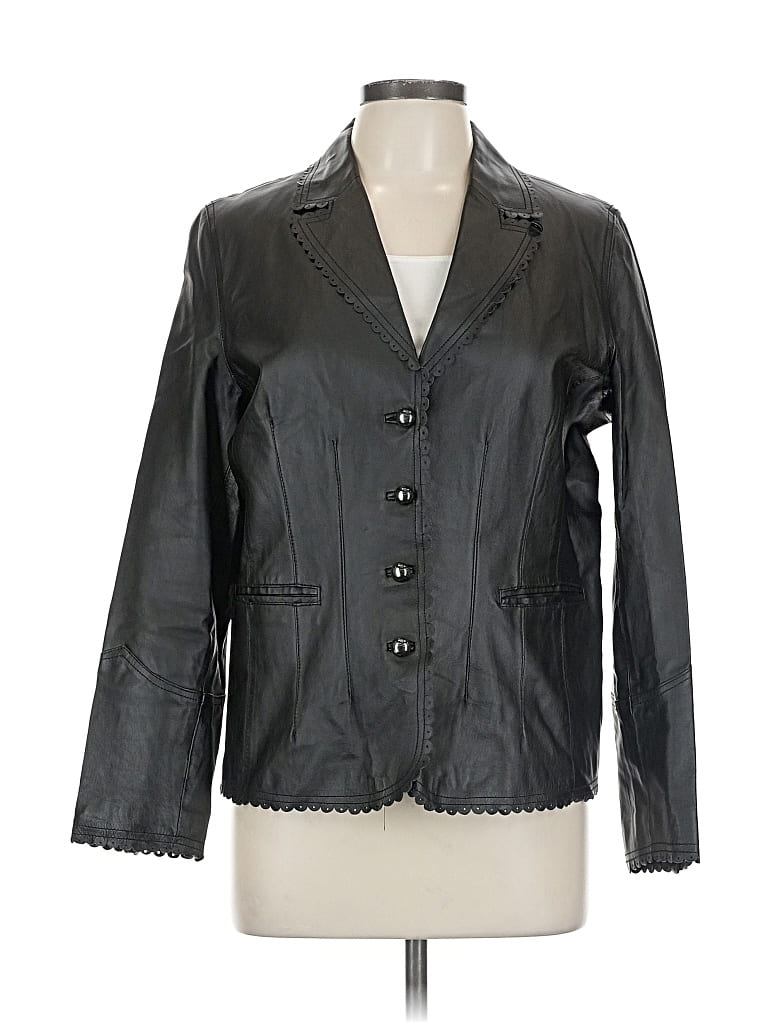 Pre-owned Assorted Brands Blazer Jacket In Gray