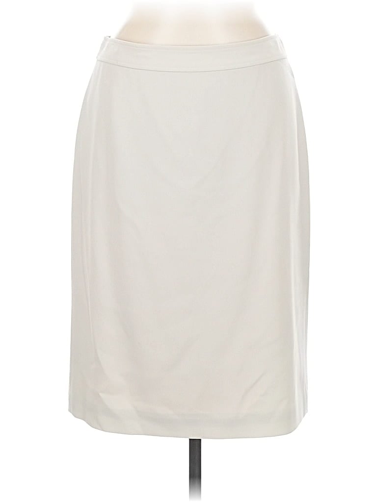 Pre-owned Ann Taylor Formal Skirt In White