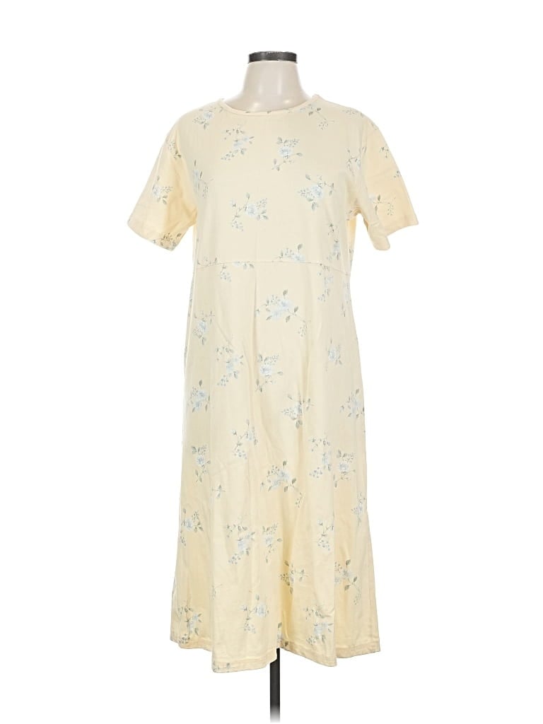 Pre-owned Liz Claiborne Casual Dress In Yellow
