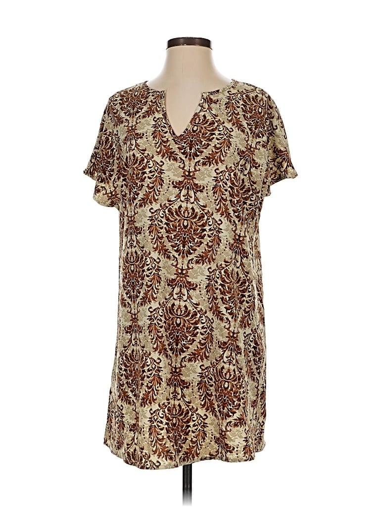 Pre-owned Emery Rose Casual Dress In Brown