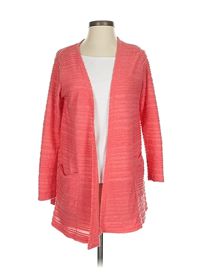 Pre-owned Lularoe Cardigan Sweater In Red