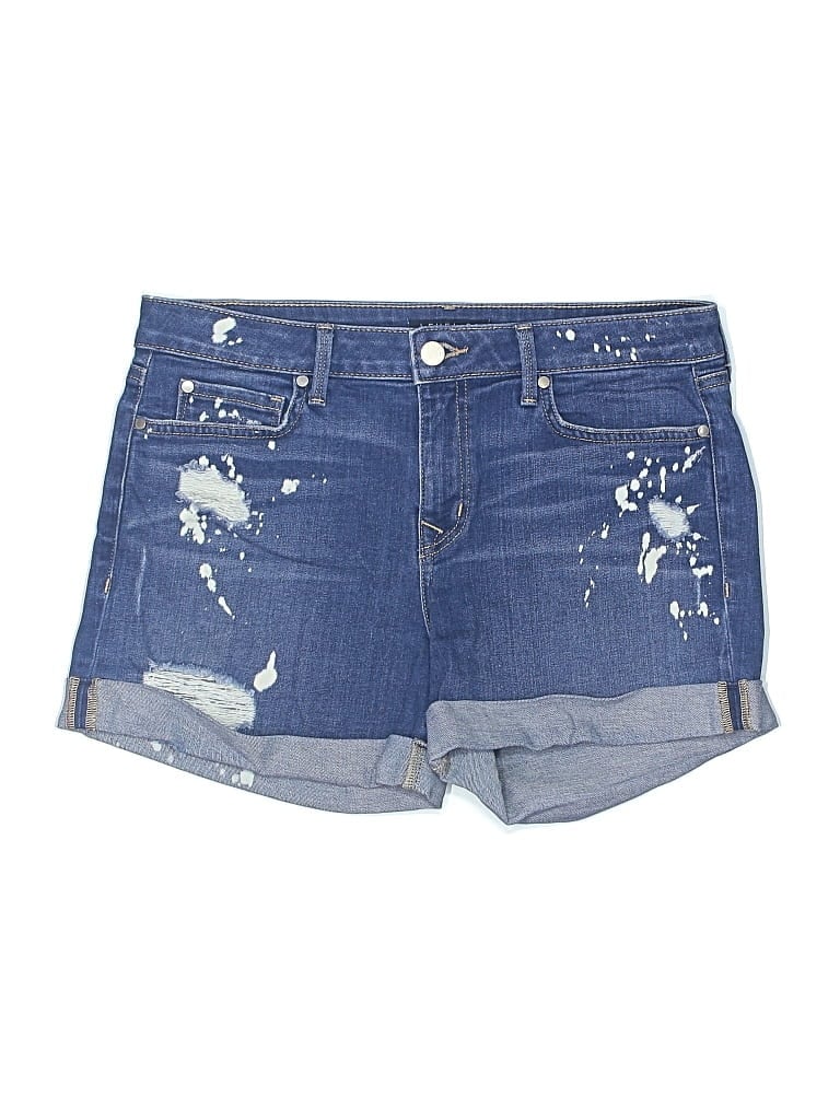 LEVEL 99 Pre-owned Denim Shorts In Blue