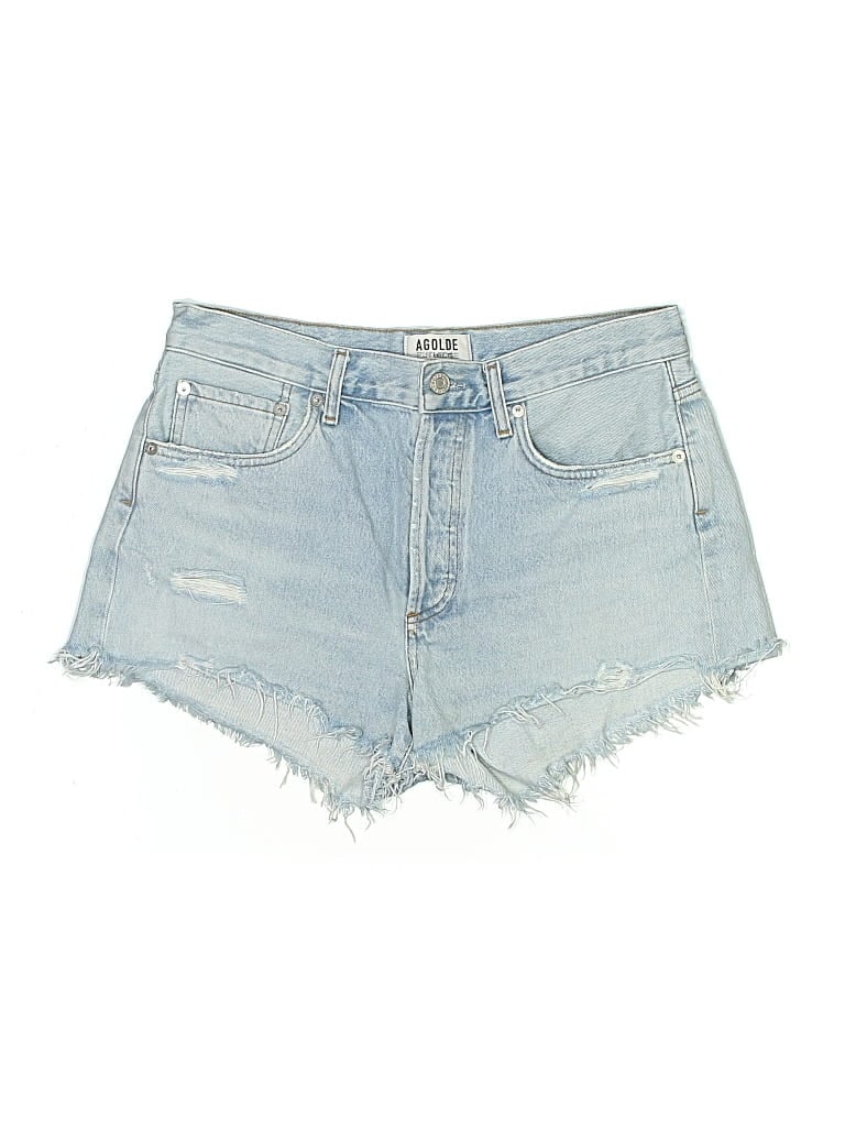 Pre-owned Agolde Denim Shorts In Blue