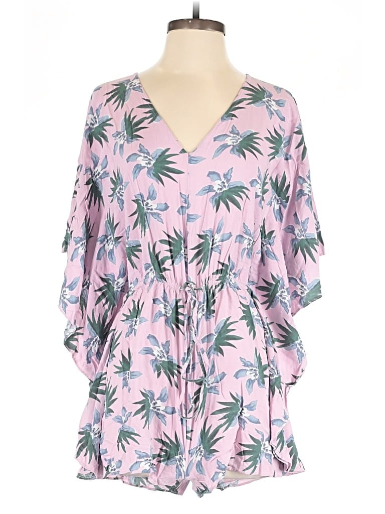 Pre-owned Cupcakes And Cashmere Romper In Pink