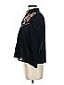 St.ROCHE Black Long Sleeve Blouse Size 4 - photo 5