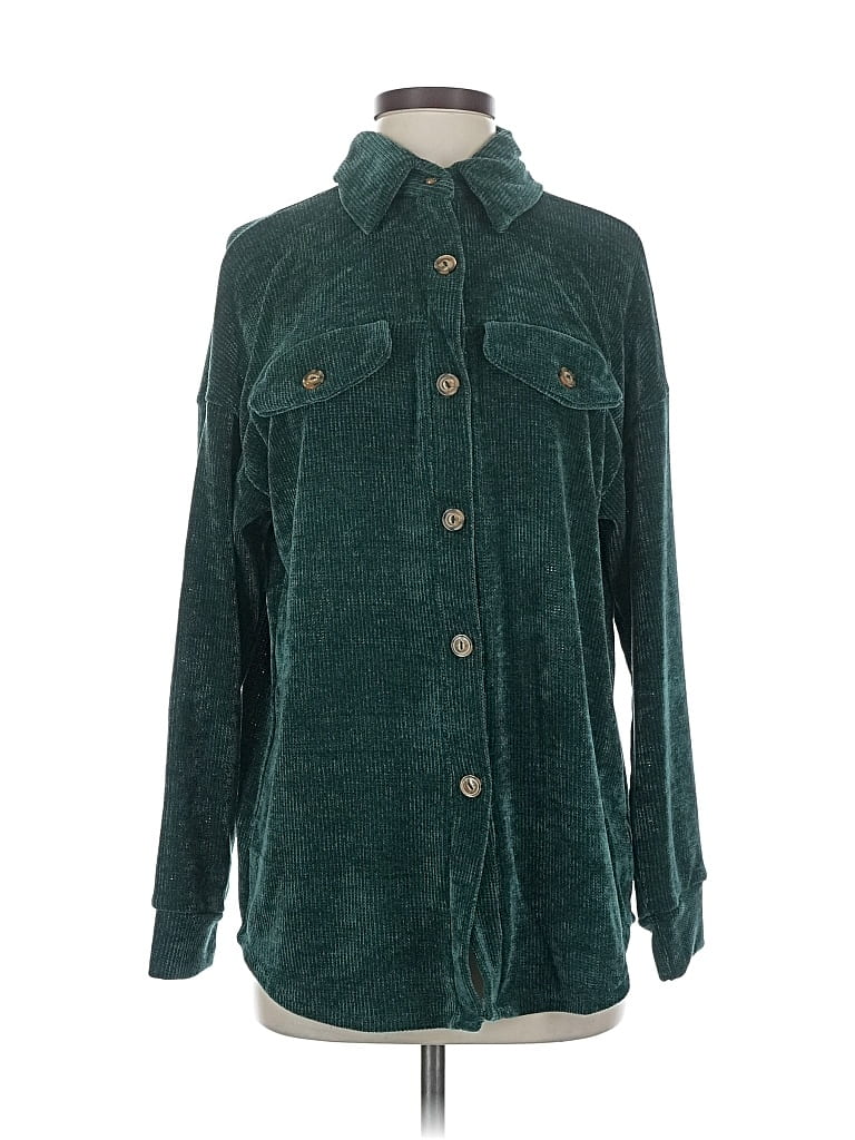 Pre-owned Pulse Cardigan Sweater In Green