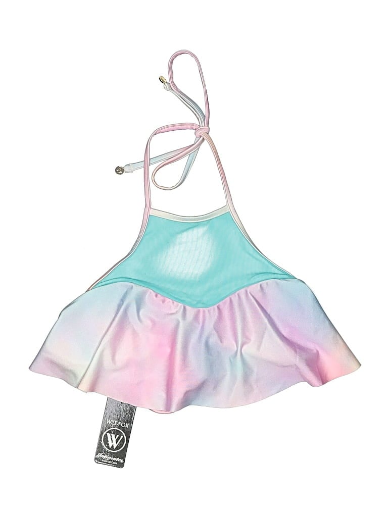 Wildfox Swimsuit Top Silver Swimwear In Pink