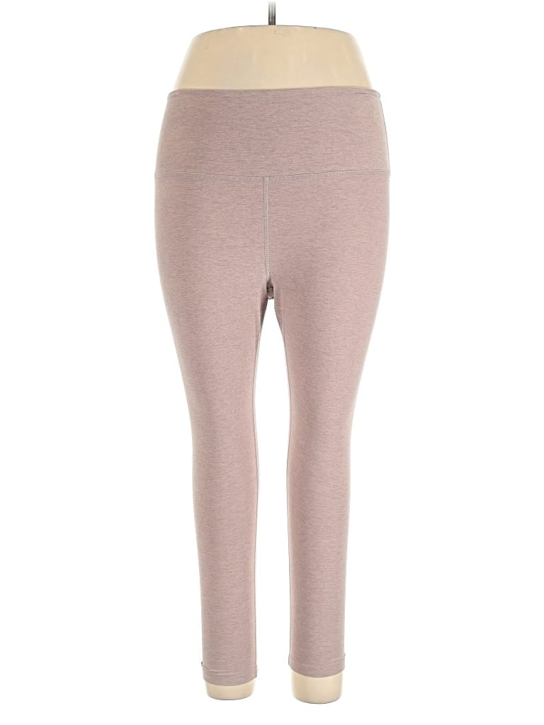 Pre-owned Beyond Yoga Active Pants In Brown