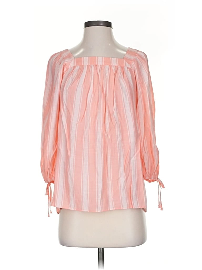 Pre-owned Lc Lauren Conrad 3/4 Sleeve Blouse In Pink