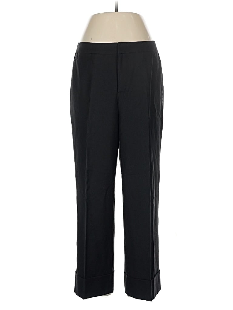 Pre-owned Linda Allard Ellen Tracy Dress Pants In Black