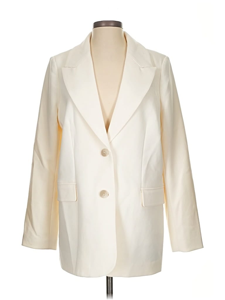 Pre-owned Dissh Blazer Jacket In White